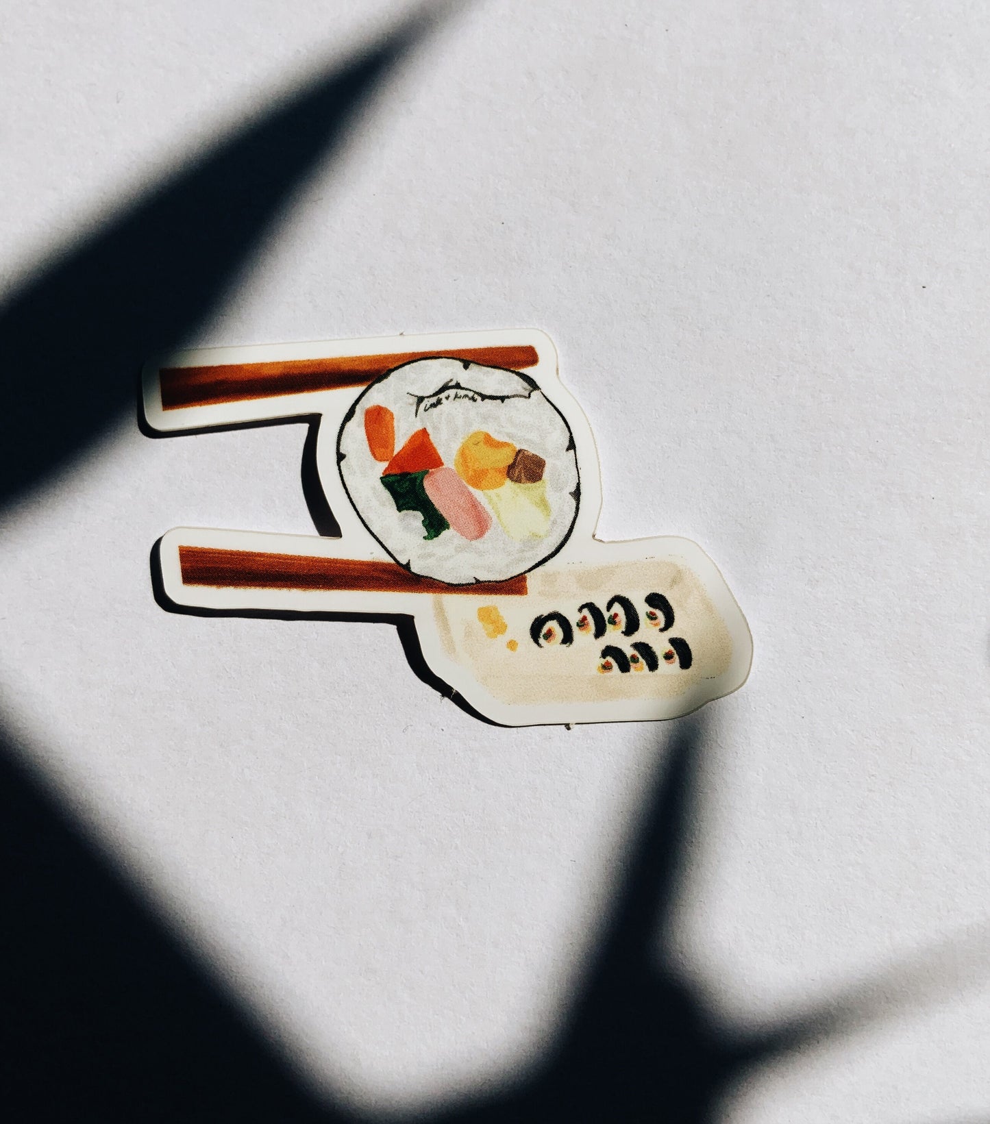 Kimbap Cute Korean Snack Matte Sticker